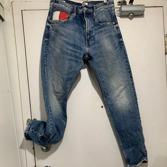 TOMMY JEANS MODERN TAPERED JEANS SIZE 36/32 - Picture 5 of 11